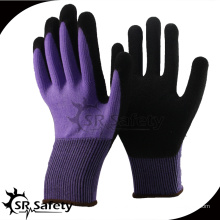 SRSAFETY 2016 neuer Stil 13 Guage Nylon Spandex Nitril Schaum Handschuh atmungsaktiv, Sandy Finish, Arbeitshandschuhe